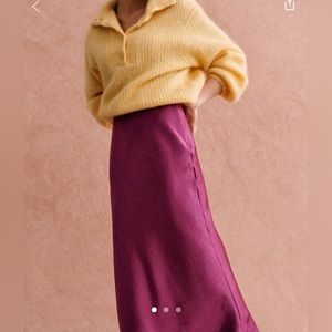 nWT sezane sandy skirt